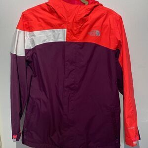 The North Face womens Colorblock Full Zip Waterproof Multicolor Jacket Size 1X